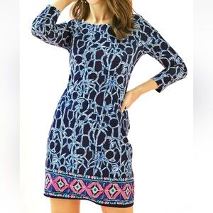NWOT Lilly Pulitzer Hollee Dress High Tide M Medium